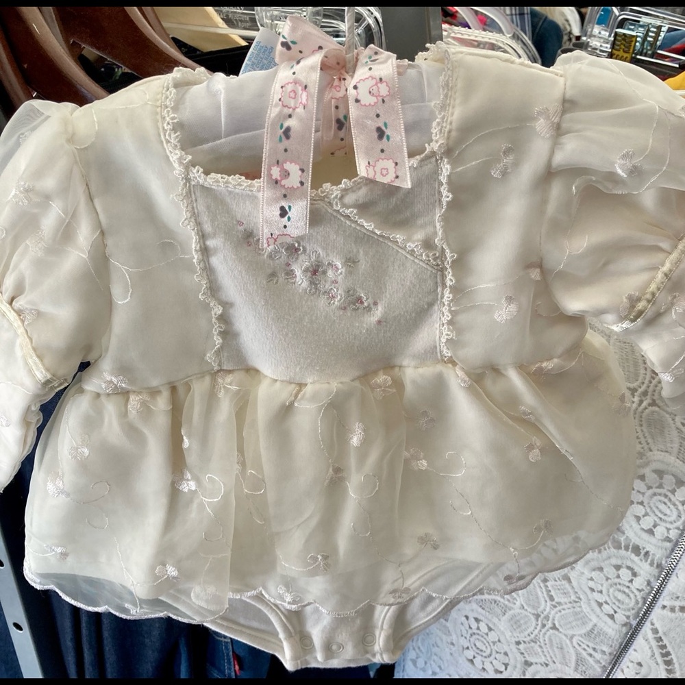 Infant girl’s baptism dress